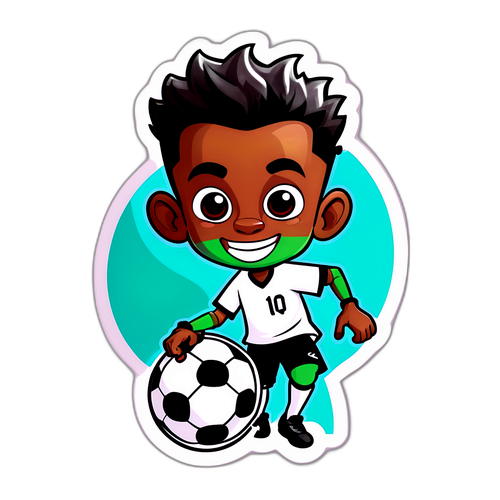 Neşeli Futbolcu Sticker