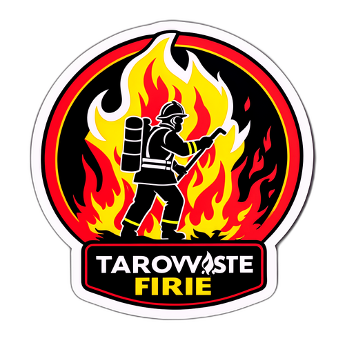 Sticker Targoviste Foc