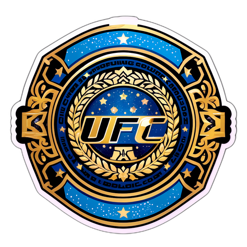UFC Şampiyonu Kemeri Sticker Tasarımı