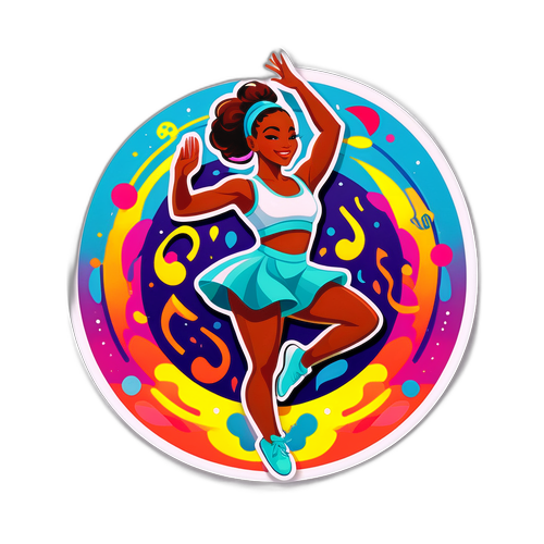 Energetisk klistremerke med Nia