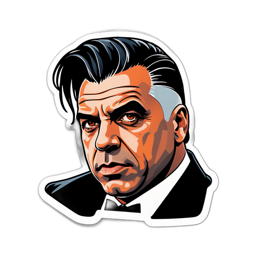 Krachtige sticker van Till Lindemann