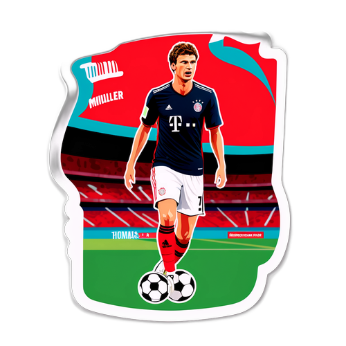Adesivo Artistico Thomas Müller