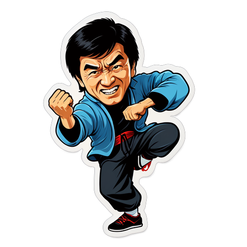 Jackie Chan i Aktion: En Legende Møder Karikaturen i En Fantastisk Kamp!