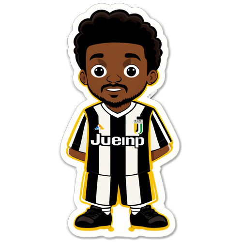 Sticker creativ cu logo-ul echipei Juventus