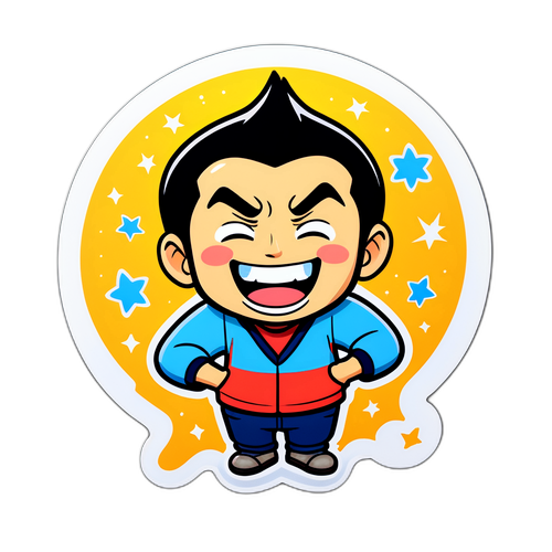 高村隆のユーモラスなキャラクターシール