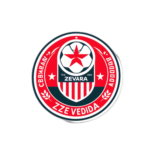 Стикер с логотипом команды Красная Звезда