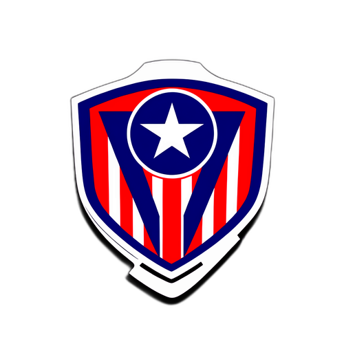 Atlético Madrid Logo Klistremerke