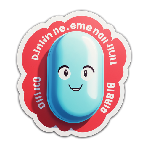 Rire et Soulagement : Découvrez le Sticker Doliprane Qui Fait du Bien !