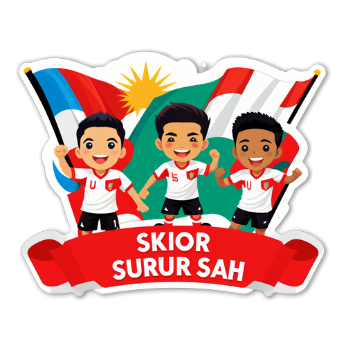 Sticker Ceria untuk 'Skor Indonesia vs Suriah U20'