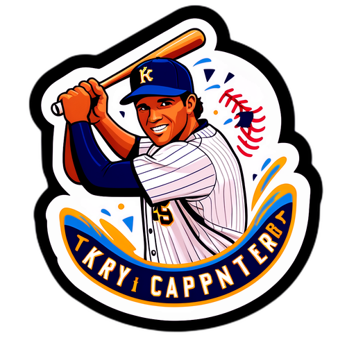 Sporty Sticker of Kerry Carpenter