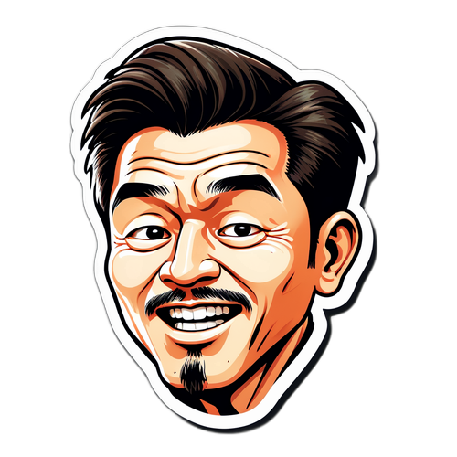 양재웅 캐리커처 스티커 디자인