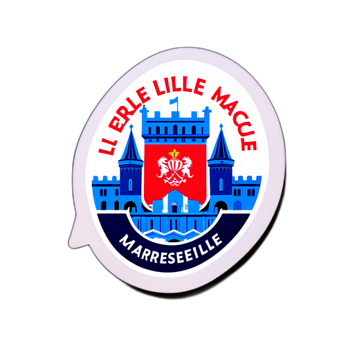 Αυτοκόλλητο αγώνα Λιλ vs. Μαρσέιγ