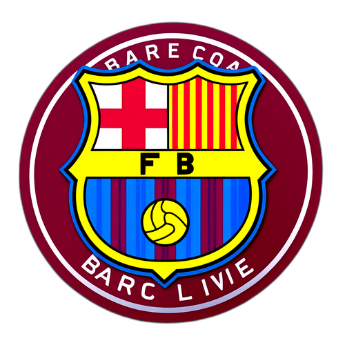 Stiker Logo FC Barcelona