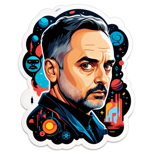 Ilustração Abstrata de Alex Garland