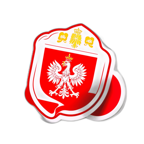 Στικέρ που συνδυάζει την πολωνική κουζίνα με τα χρώματα της πολωνικής σημαίας
