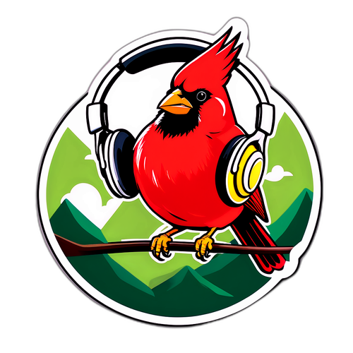 Cardinal Relaxation Sticker