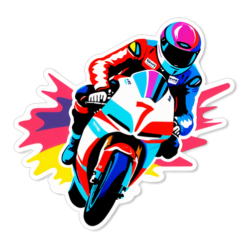 Sticker di Bezzecchi - Velocità e Adrenalina
