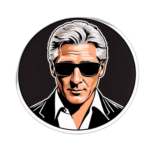Timeless Charm: Richard Gere Sticker