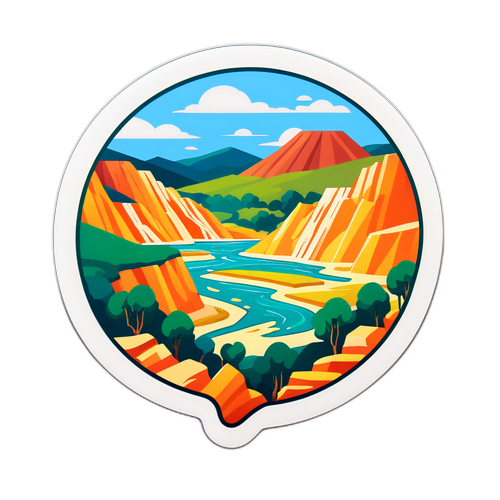 Vista del paisaje de Olavarría