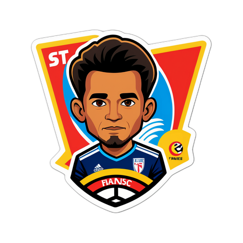 Autocollant stylisé de Franck Haise