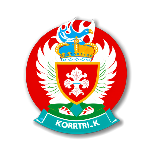 Eénheid en Trots: Ontdek de Nieuwe KV Kortrijk Sticker die je Verbindt!