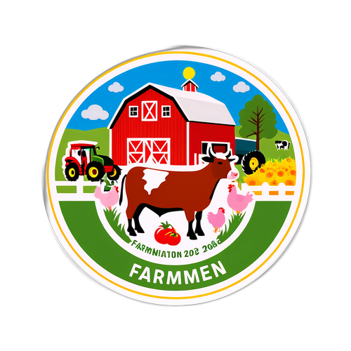 Farmen 2026 Deltagare Sticker