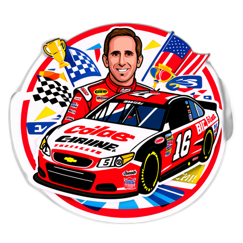 Autocolant inspirat de cariera lui Greg Biffle