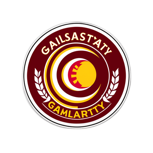 สติกเกอร์เกลาตาซารายที่แสดงถึงชัยชนะ