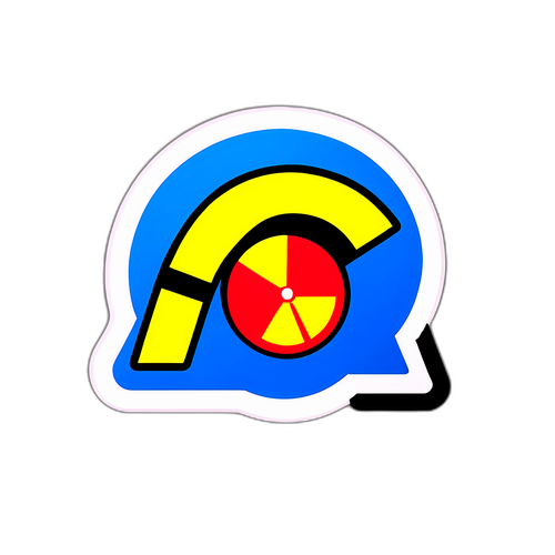 Liikenneturvallisuusvaroitus - Luo huomiota herättävä sticker