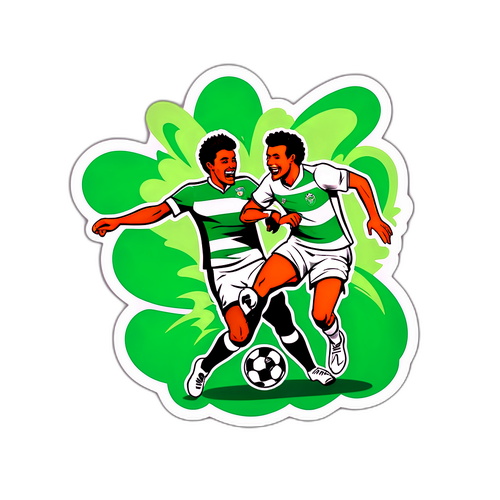 Partido Vibrante entre Santos y Juventude