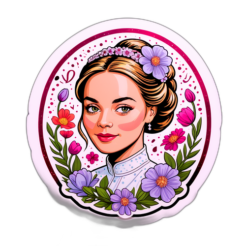 Glitrende sticker af Josephine Højberg