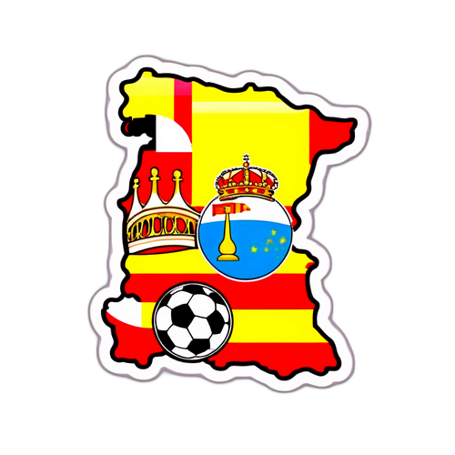 Sticker Permainan Sepanyol vs England