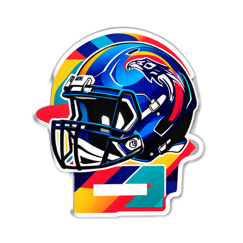 מדבקת קסדת פוטבול