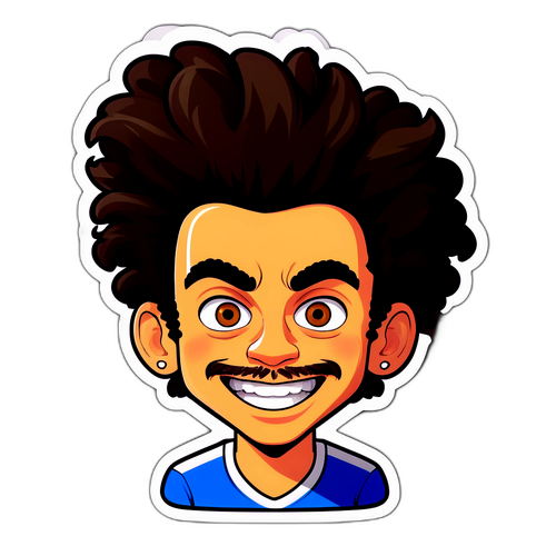 Stiker Potret Luiz Júnior