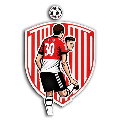 Bold na Sticker ng Manchester United at Athletic Club