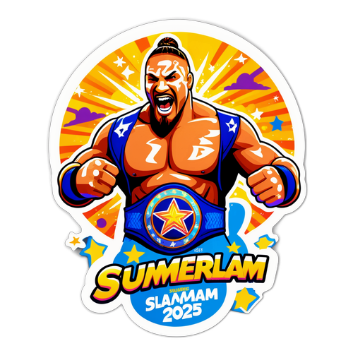Vibrante sticker voor SummerSlam 2025