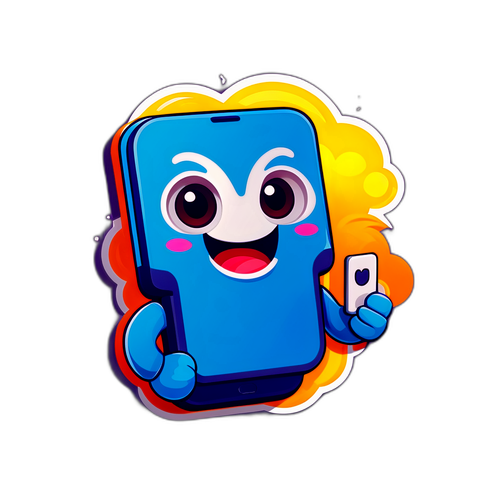 Maskot U Mobile yang Ceria