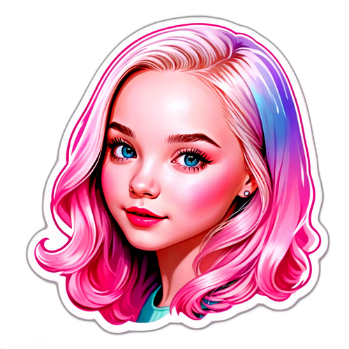 Pastelowy portret Dovi Cameron