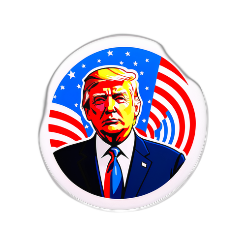 Trump bejelentése – Forradalmi grafika