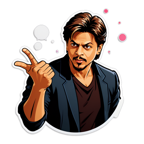 Sticker Dialog Bubble Shahrukh Khan