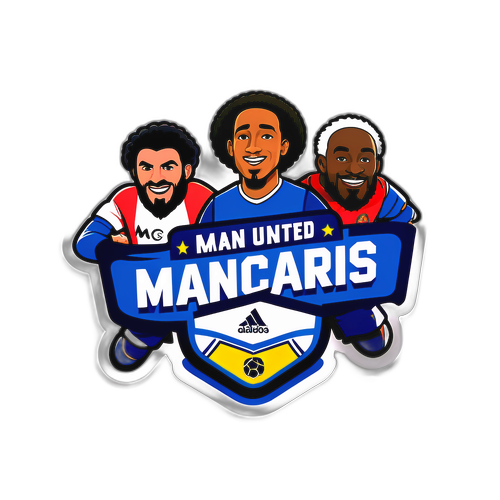 Sticker ng Man United vs Everton