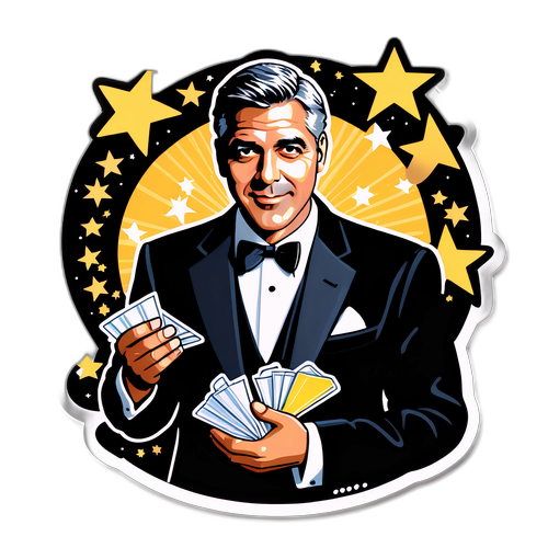 Sticker di George Clooney in Tuxedo
