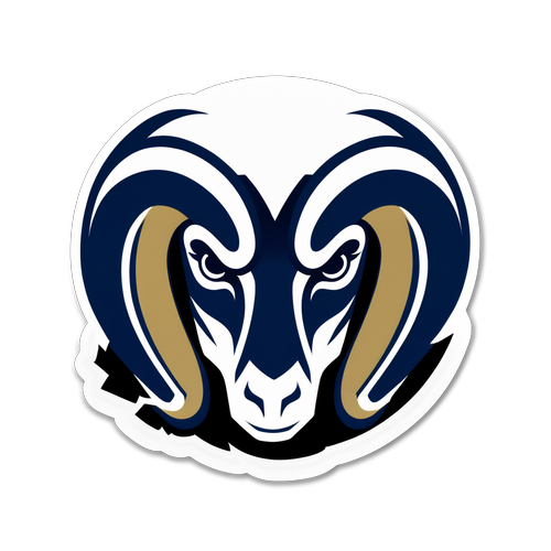 Los Angeles Rams Jet Game Sticker