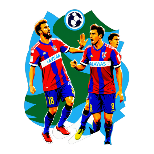 Stiker Dinamik Rivaliti Alavés vs Osasuna