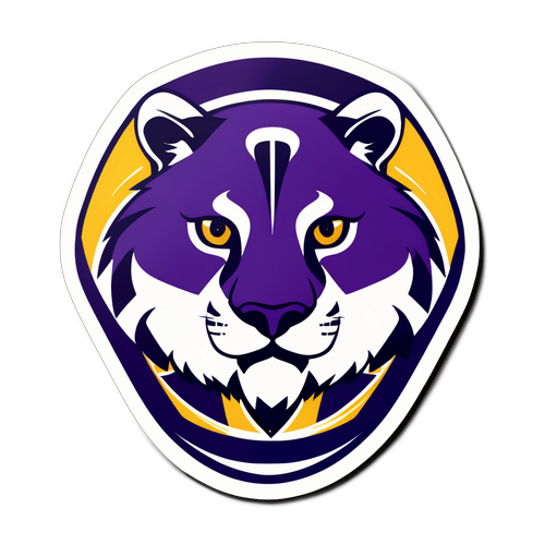 Stiker Berwarna Bola Sepak dengan Logo Pumas UNAM dan Orlando City