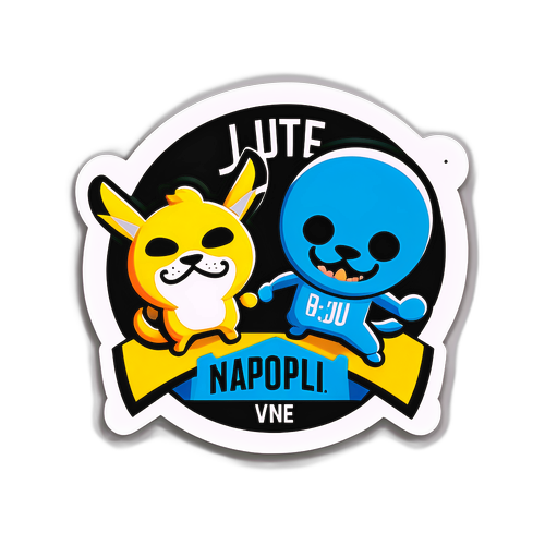 Sticker Dinamico Napoli vs Juve