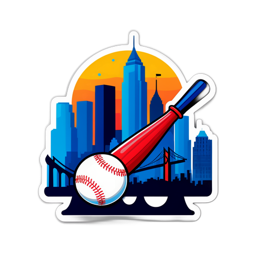 Stiker Dinamik MLB dengan Elemen Ikonik