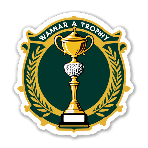 Reka Bentuk Stiker Wanamaker Trophy untuk PGA Championship 2025