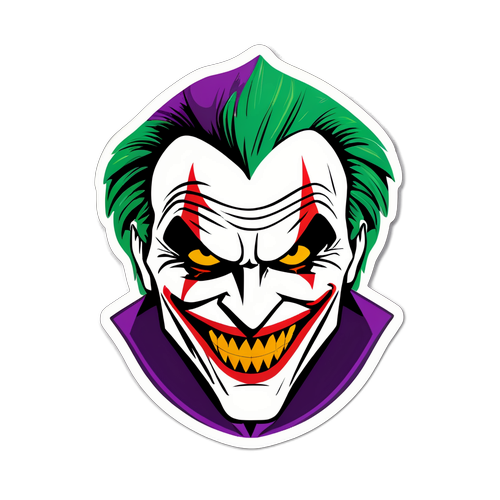 Αυτοκόλλητο με τον Τζόκερ σε επιβίωση