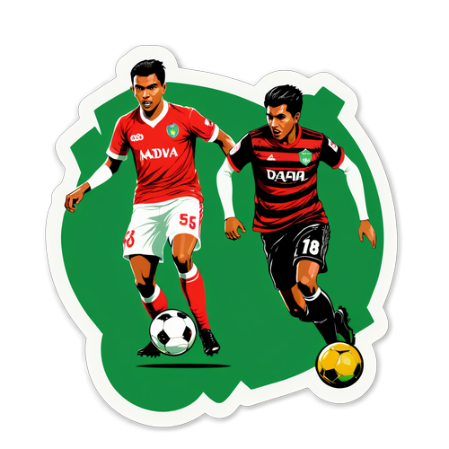 Stiker Dinamis Madura vs Dewa